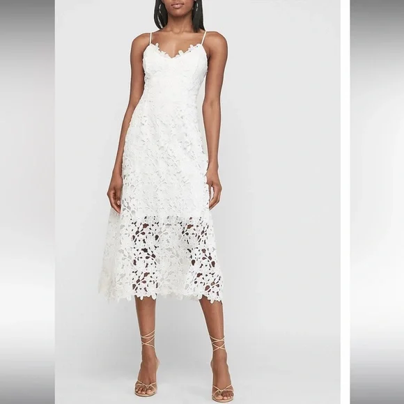 chinese dress ladies Postcards Lace Midi Dress
